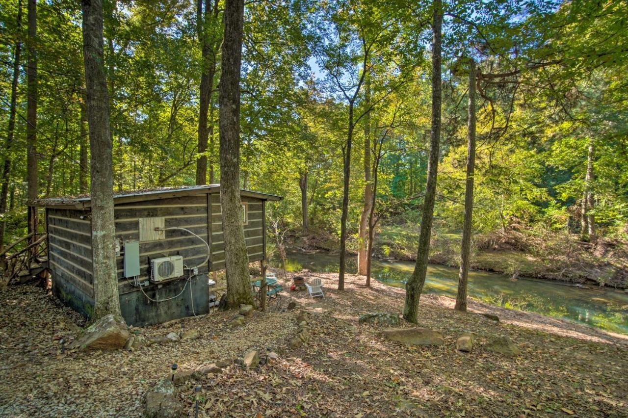 The Treehouse Cabin Creekside Home With Hot Tub! Summerville Exterior photo